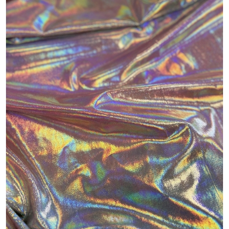 Lycra PETROL TIE DIE MULTI SHINE